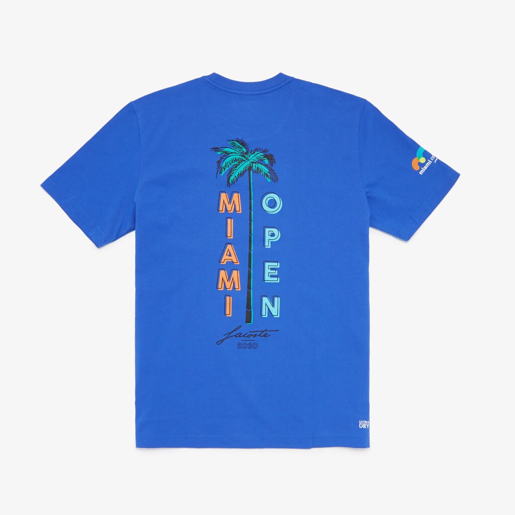Men's SPORT Miami Open Crew Neck Graphic Tee / Lacoste