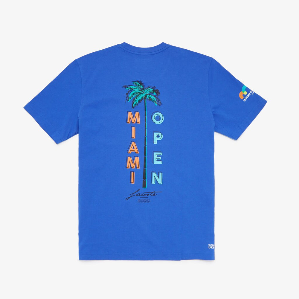 Men's SPORT Miami Open Crew Neck Graphic Tee / Lacoste