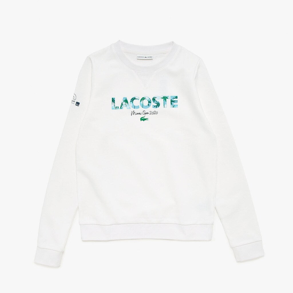 Women's SPORT Miami Open Print Fleece Sweatshirt / Lacoste