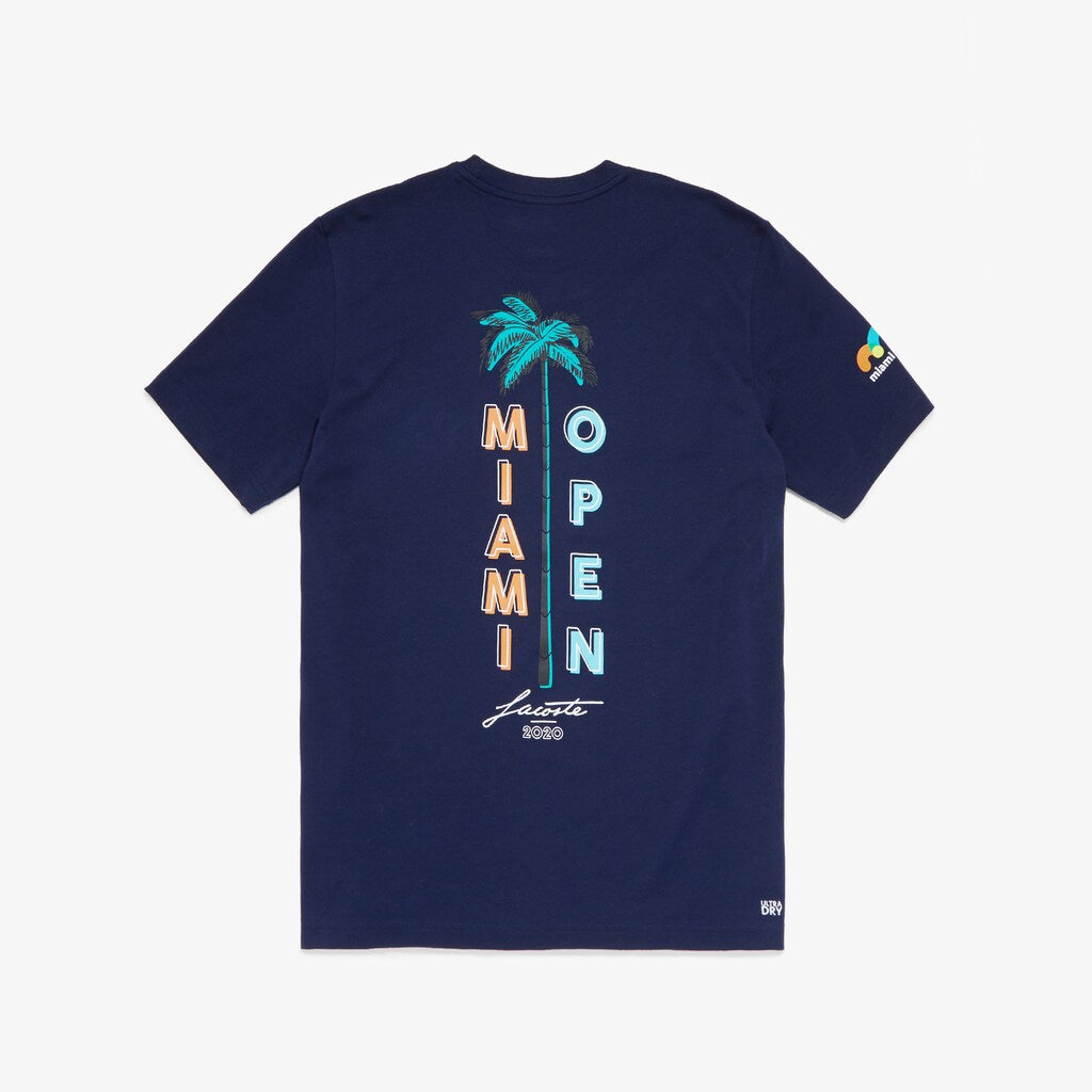 Men's SPORT Miami Open Crew Neck Graphic Tee / Lacoste