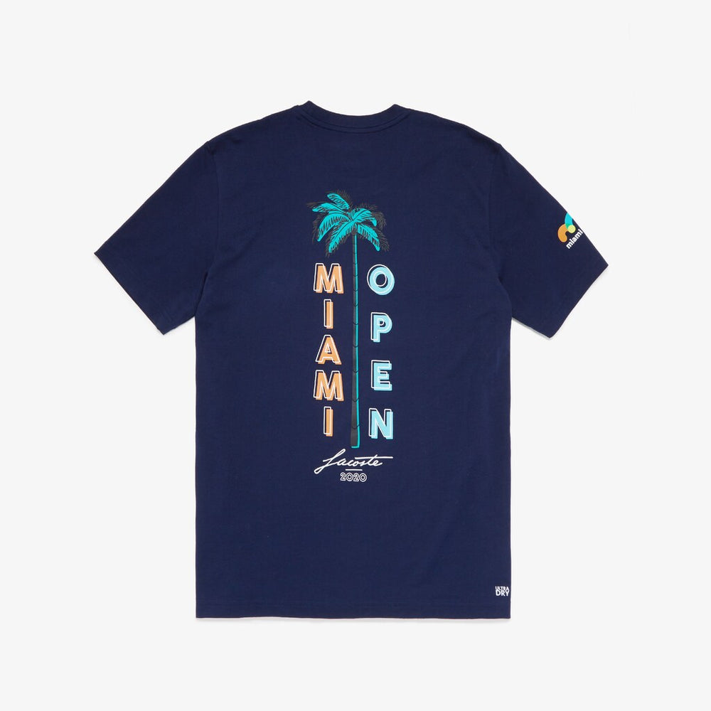 Men's SPORT Miami Open Crew Neck Graphic Tee / Lacoste