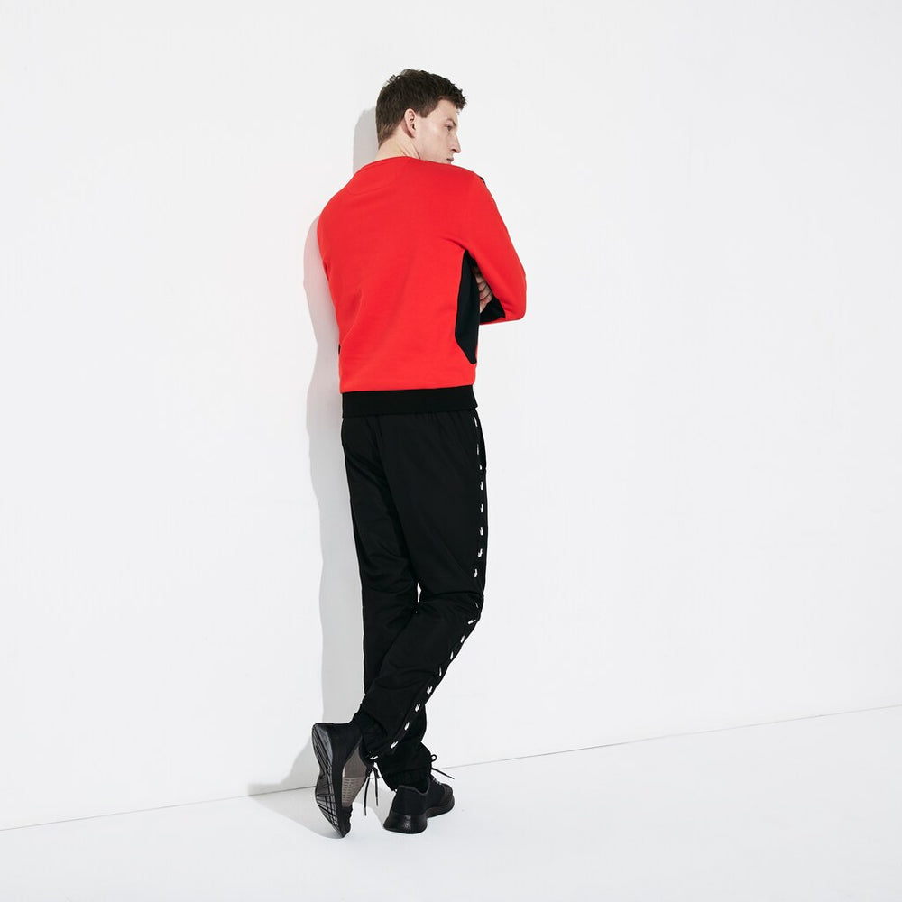 Men's SPORT Print Bands Lightweight Tracksuit Pants / Lacoste