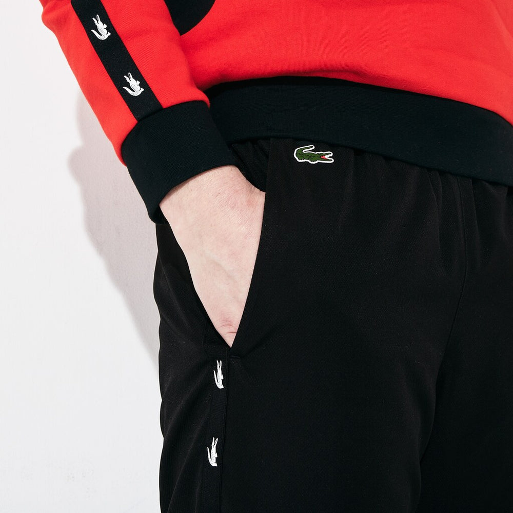 Men's SPORT Print Bands Lightweight Tracksuit Pants / Lacoste