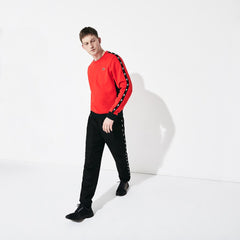 Men's SPORT Print Bands Lightweight Tracksuit Pants / Lacoste
