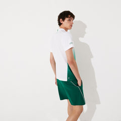 Men's SPORT Roland Garros Zip-Front Performance Polo Shirt / Lacoste
