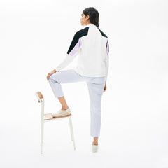 Women's LIVE Color-Block Zip-Front Sweatshirt / Lacoste