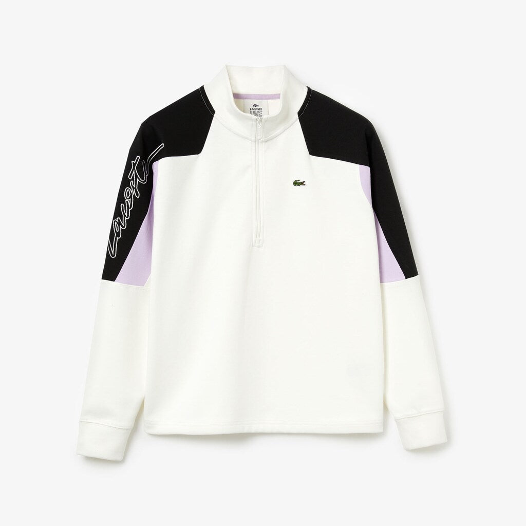 Women's LIVE Color-Block Zip-Front Sweatshirt / Lacoste