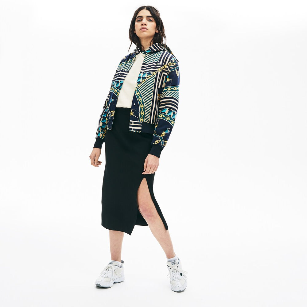 Women's LIVE Slit-Front Knit Skirt / Lacoste