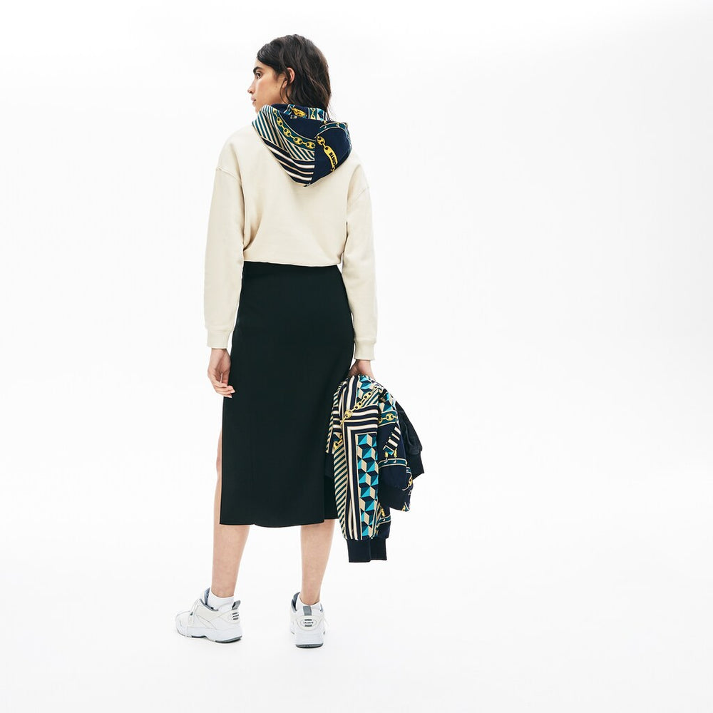 Women's LIVE Slit-Front Knit Skirt / Lacoste