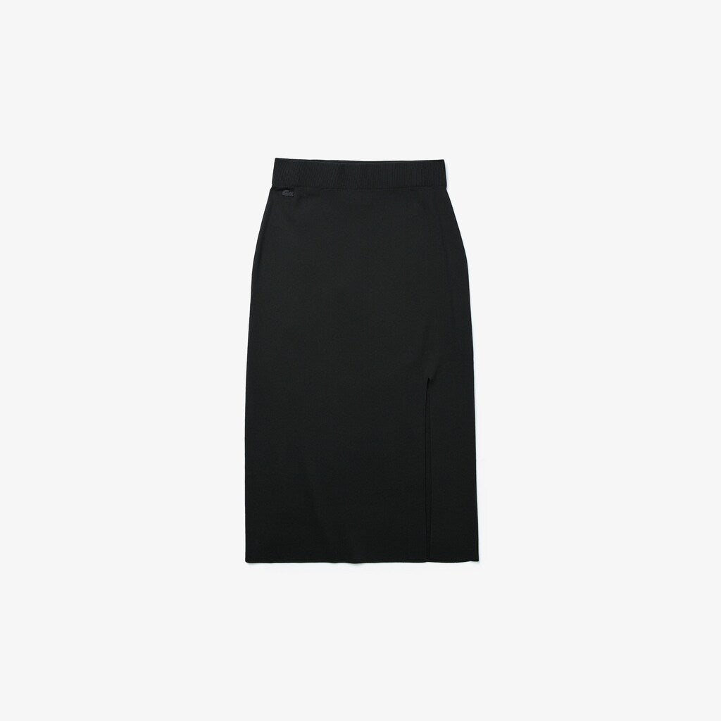 Women's LIVE Slit-Front Knit Skirt / Lacoste