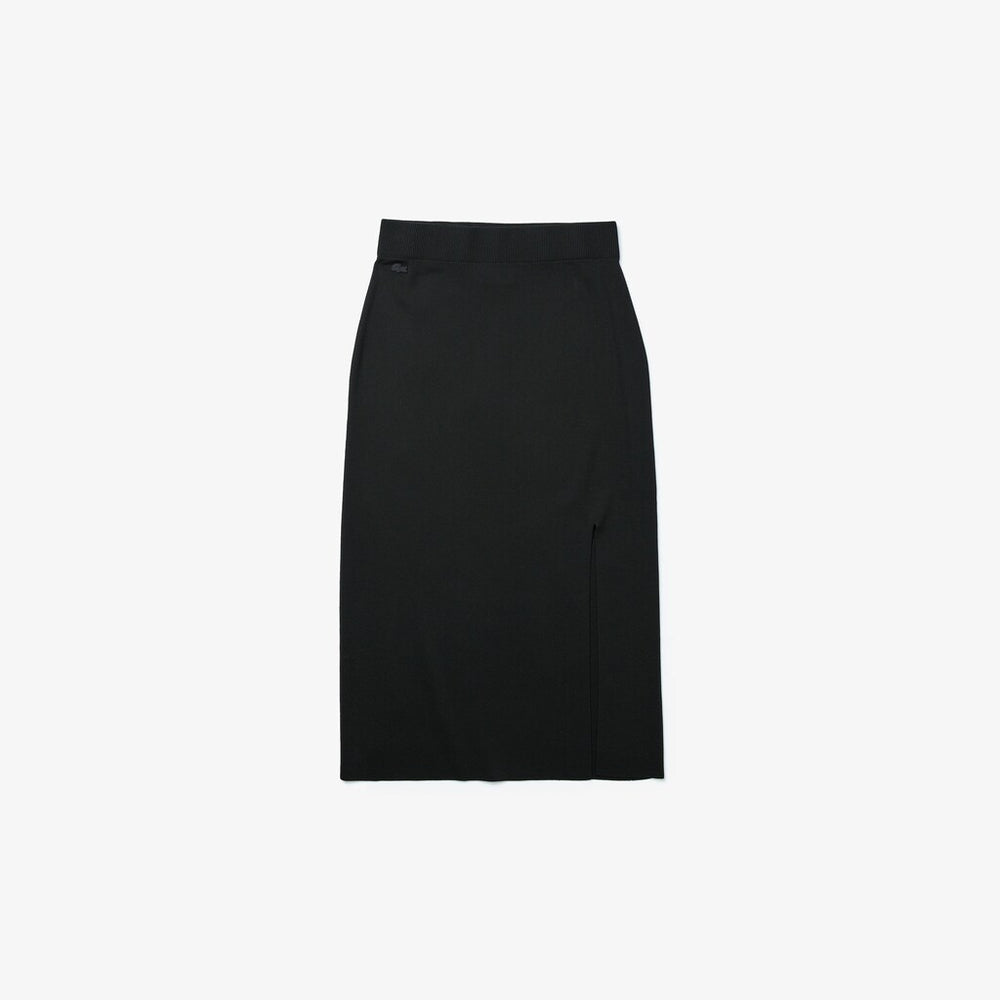 Women's LIVE Slit-Front Knit Skirt / Lacoste