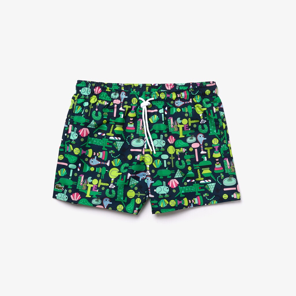Unisex Lacoste x Jeremyville Light Print Swim Shorts / Lacoste