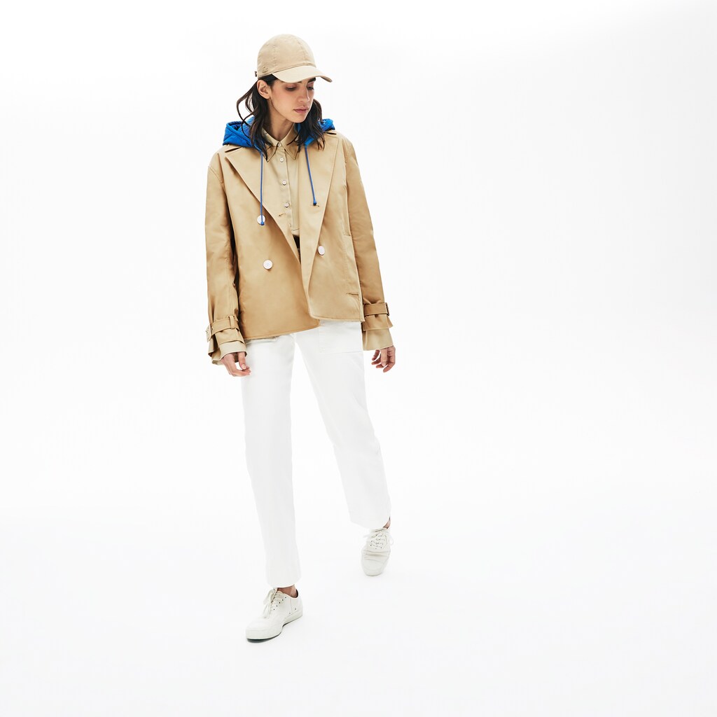 Women's LIVE Contrast Hood 2-in-1 Trench Coat / Lacoste