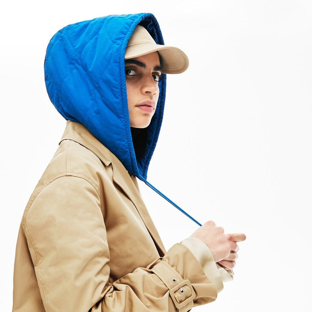Women's LIVE Contrast Hood 2-in-1 Trench Coat / Lacoste