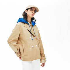 Women's LIVE Contrast Hood 2-in-1 Trench Coat / Lacoste