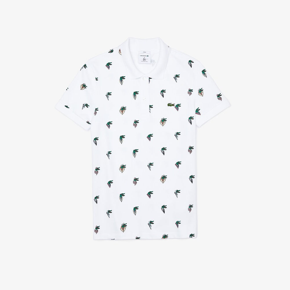 Unisex Lacoste x Jean-Michel Tixier Print Regular Fit Polo Shirt / Lacoste
