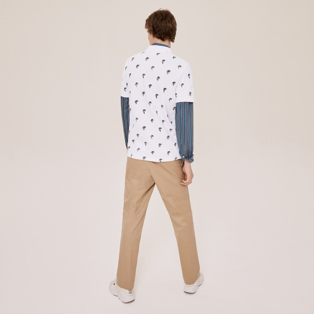 Unisex Lacoste x Jean-Michel Tixier Print Regular Fit Polo Shirt / Lacoste