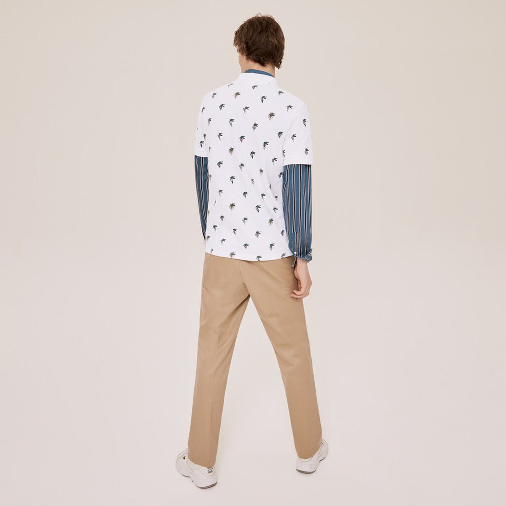Unisex Lacoste x Jean-Michel Tixier Print Regular Fit Polo Shirt / Lacoste