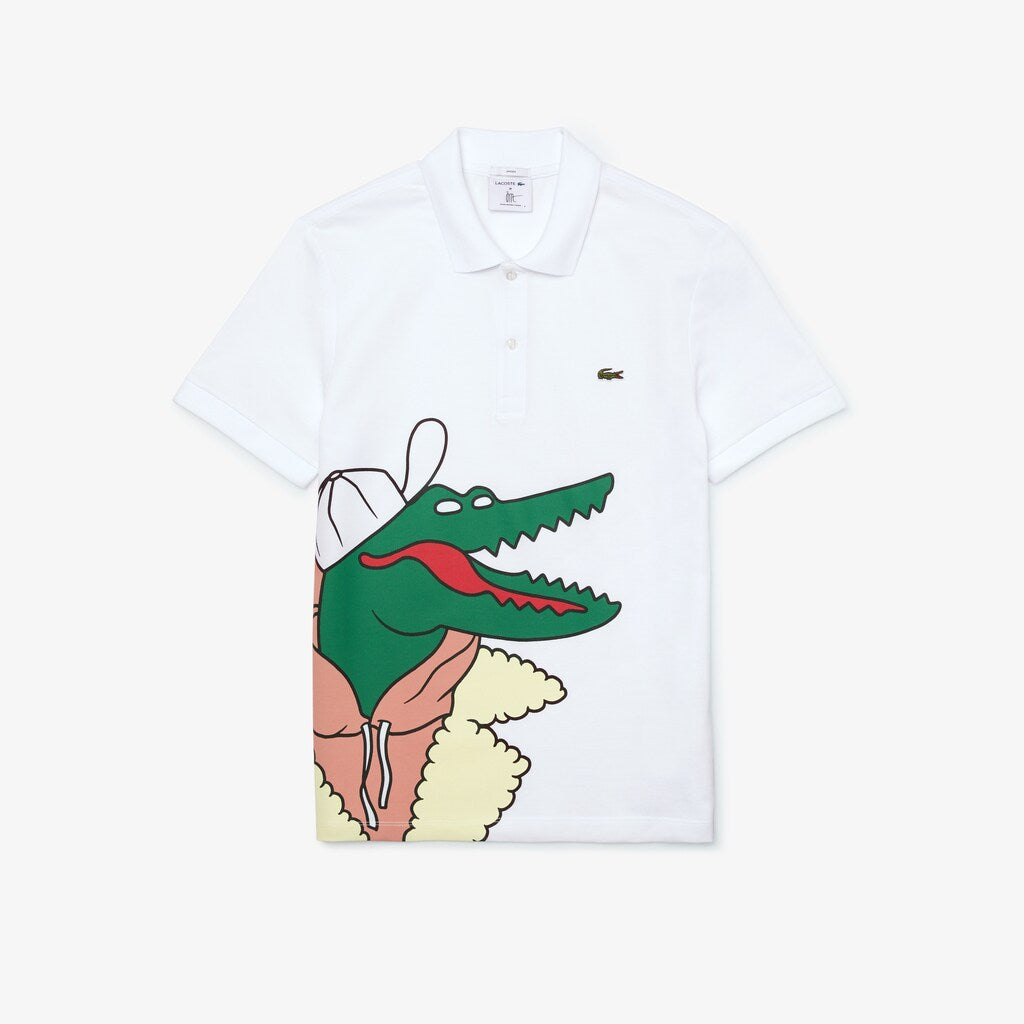 Unisex Lacoste x Jean-Michel Tixier Print Classic Fit Polo Shirt / Lacoste
