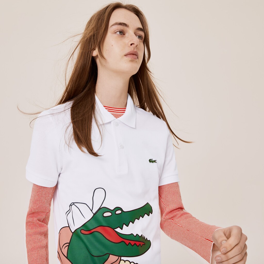 Unisex Lacoste x Jean-Michel Tixier Print Classic Fit Polo Shirt / Lacoste