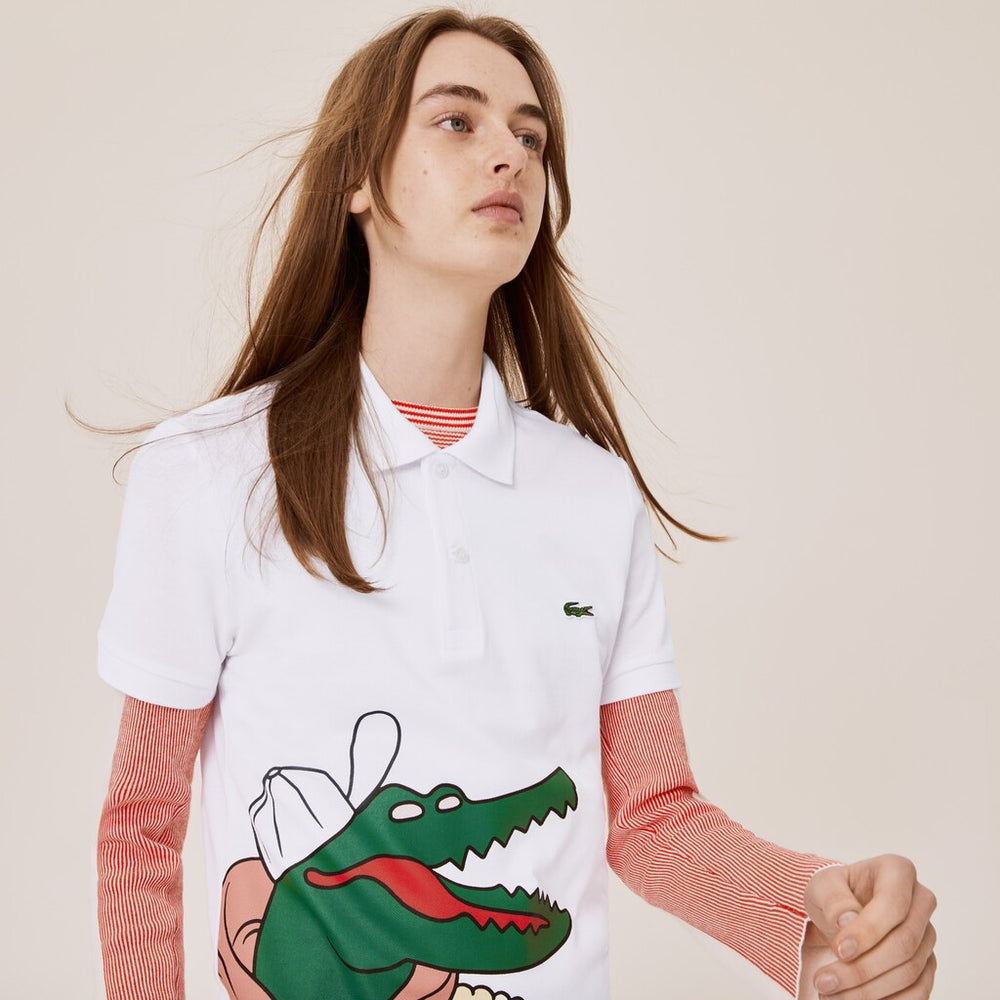 Unisex Lacoste x Jean-Michel Tixier Print Classic Fit Polo Shirt / Lacoste