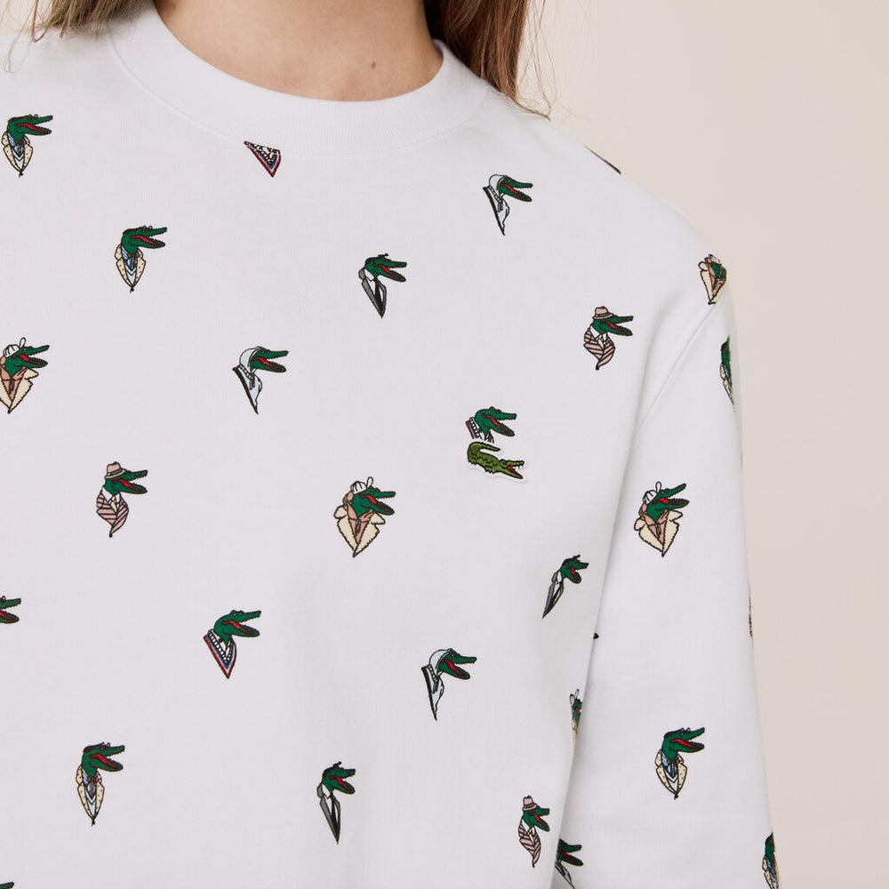 Unisex Lacoste x Jean-Michel Tixier Print Sweatshirt / Lacoste