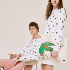Unisex Lacoste x Jean-Michel Tixier Print Sweatshirt / Lacoste