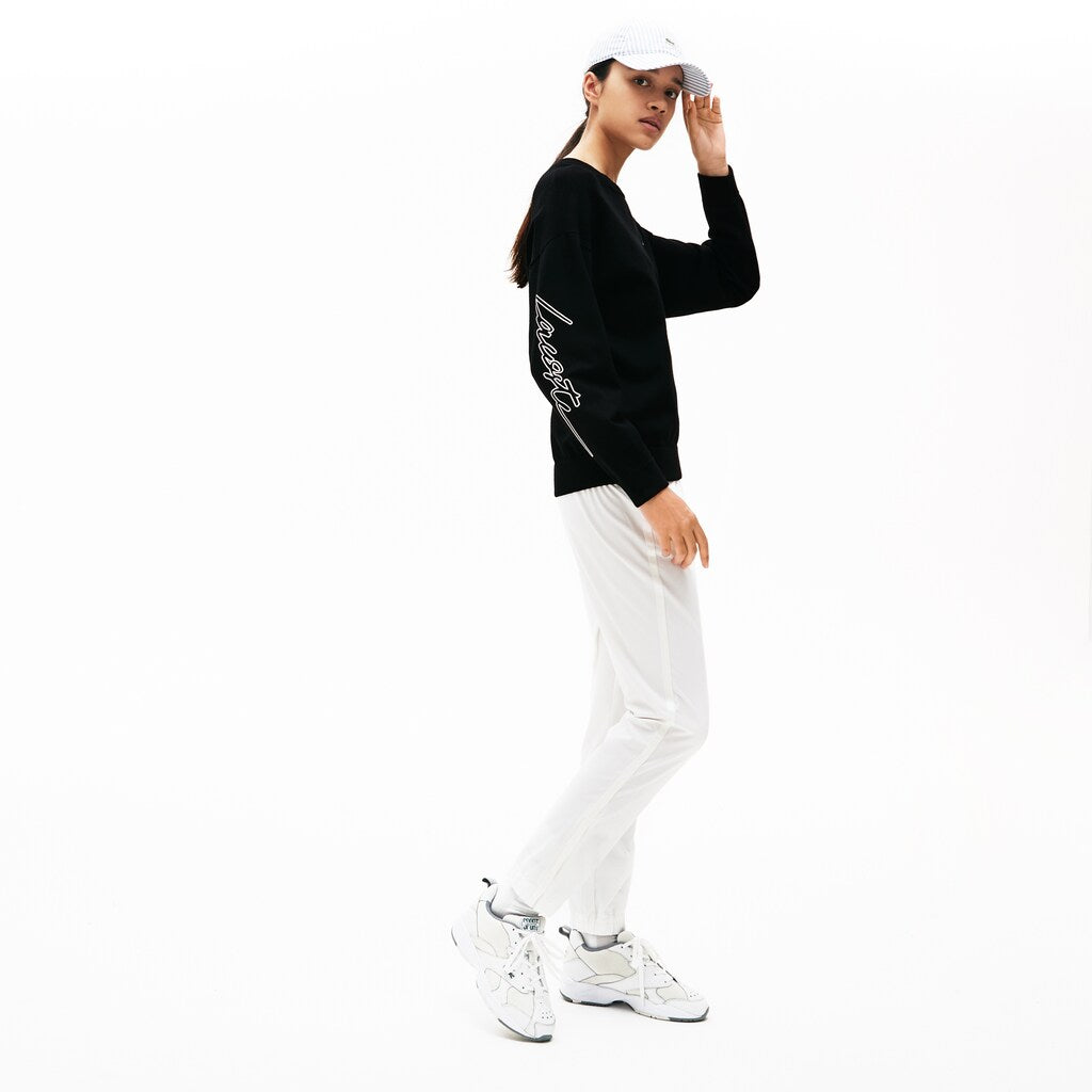 Women's LIVE 3D Signature Cotton Crewneck Sweater / Lacoste