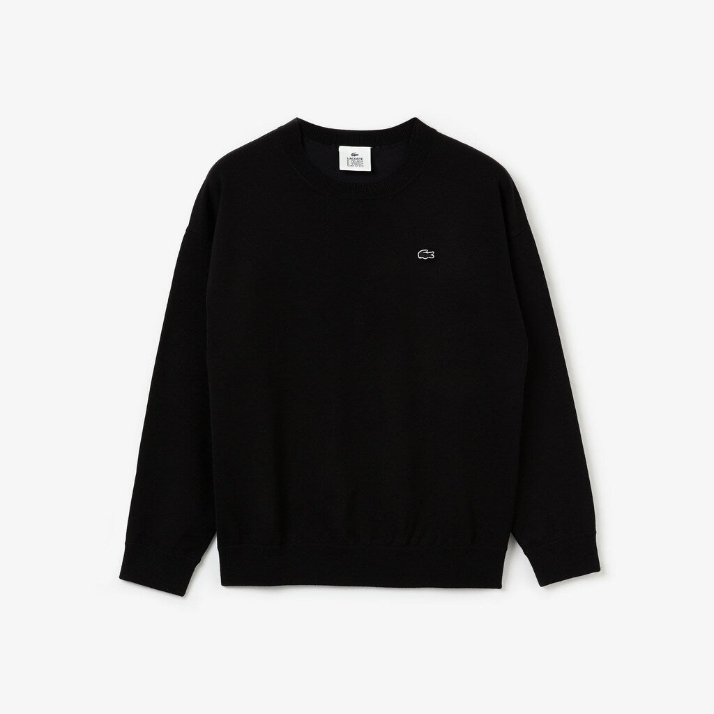 Women's LIVE 3D Signature Cotton Crewneck Sweater / Lacoste