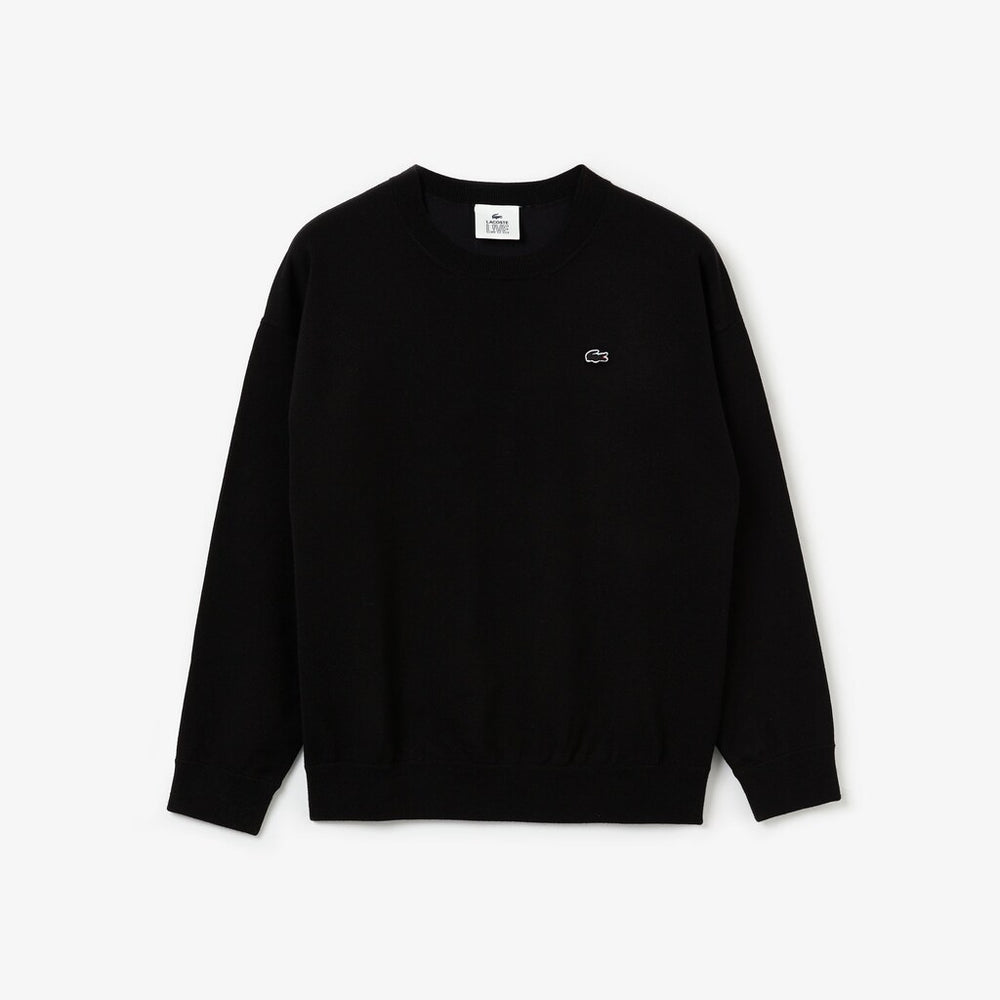 Women's LIVE 3D Signature Cotton Crewneck Sweater / Lacoste