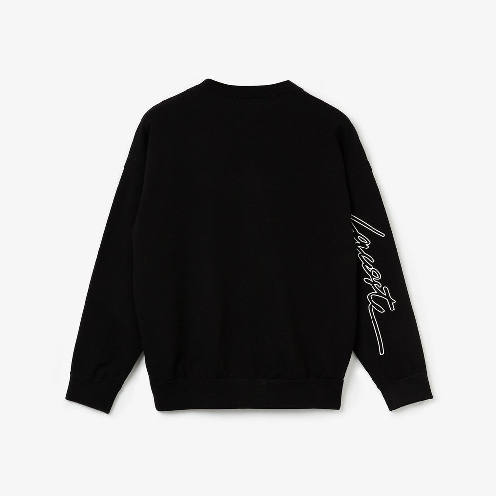 Women's LIVE 3D Signature Cotton Crewneck Sweater / Lacoste