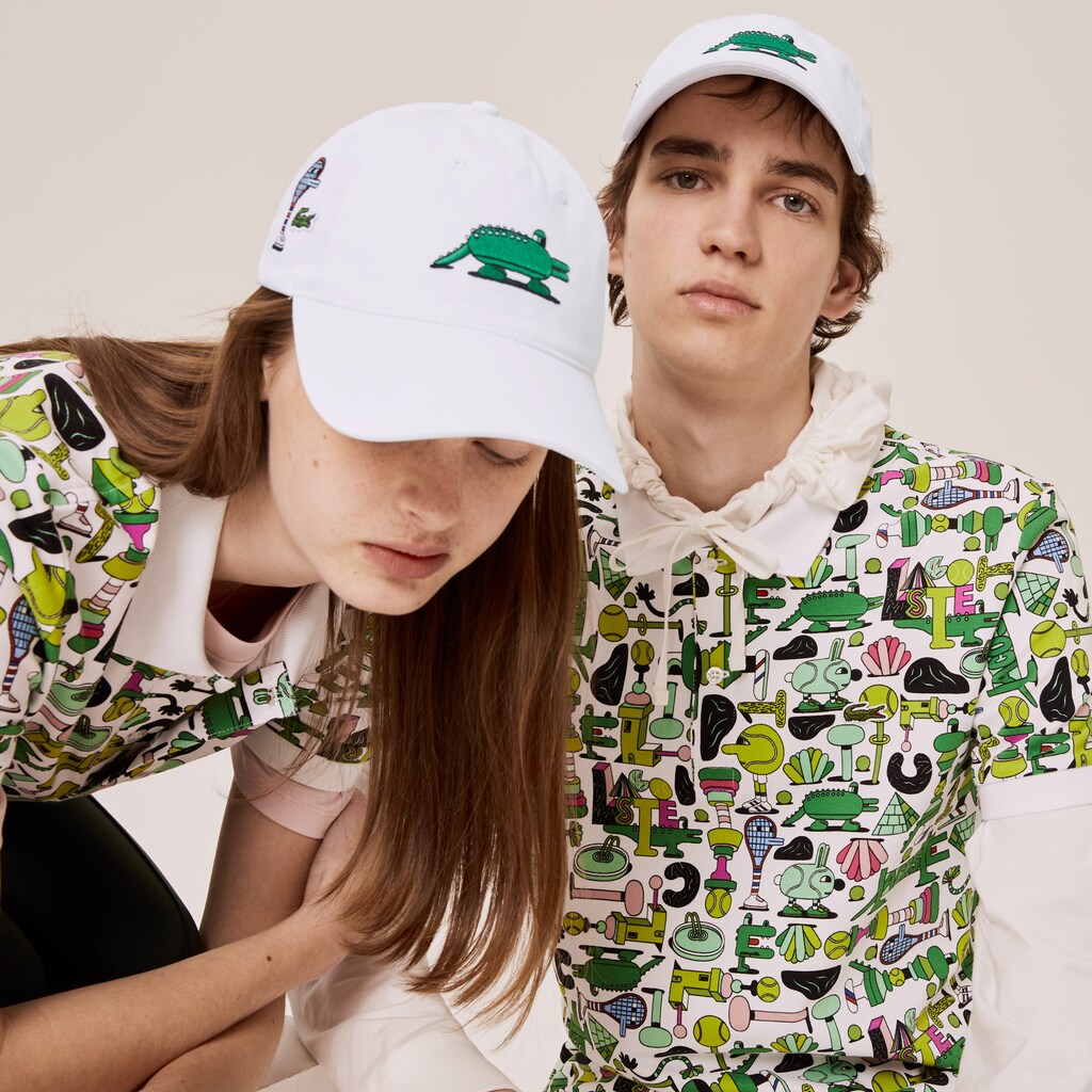 Unisex Lacoste x Jeremyville Design Cotton Cap / Lacoste