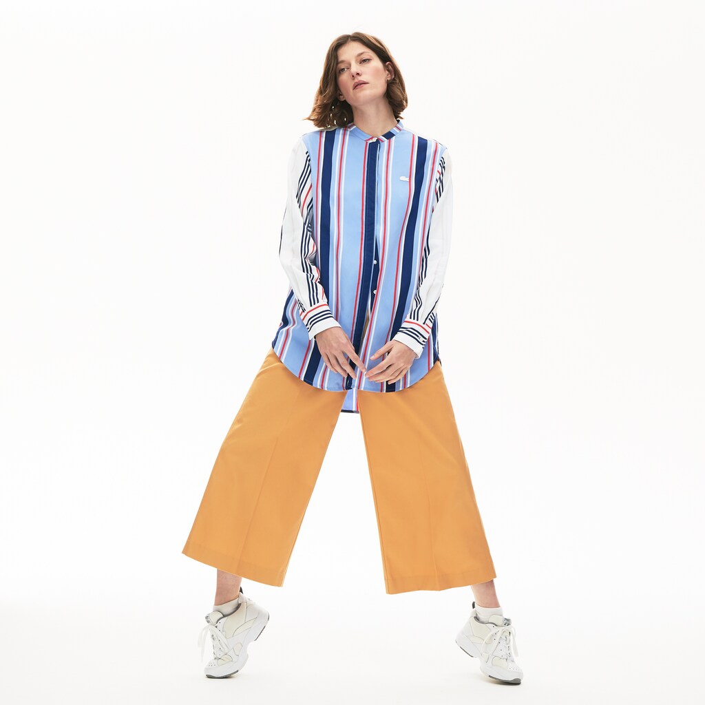 Women's Striped Long Flowing Shirt / Lacoste