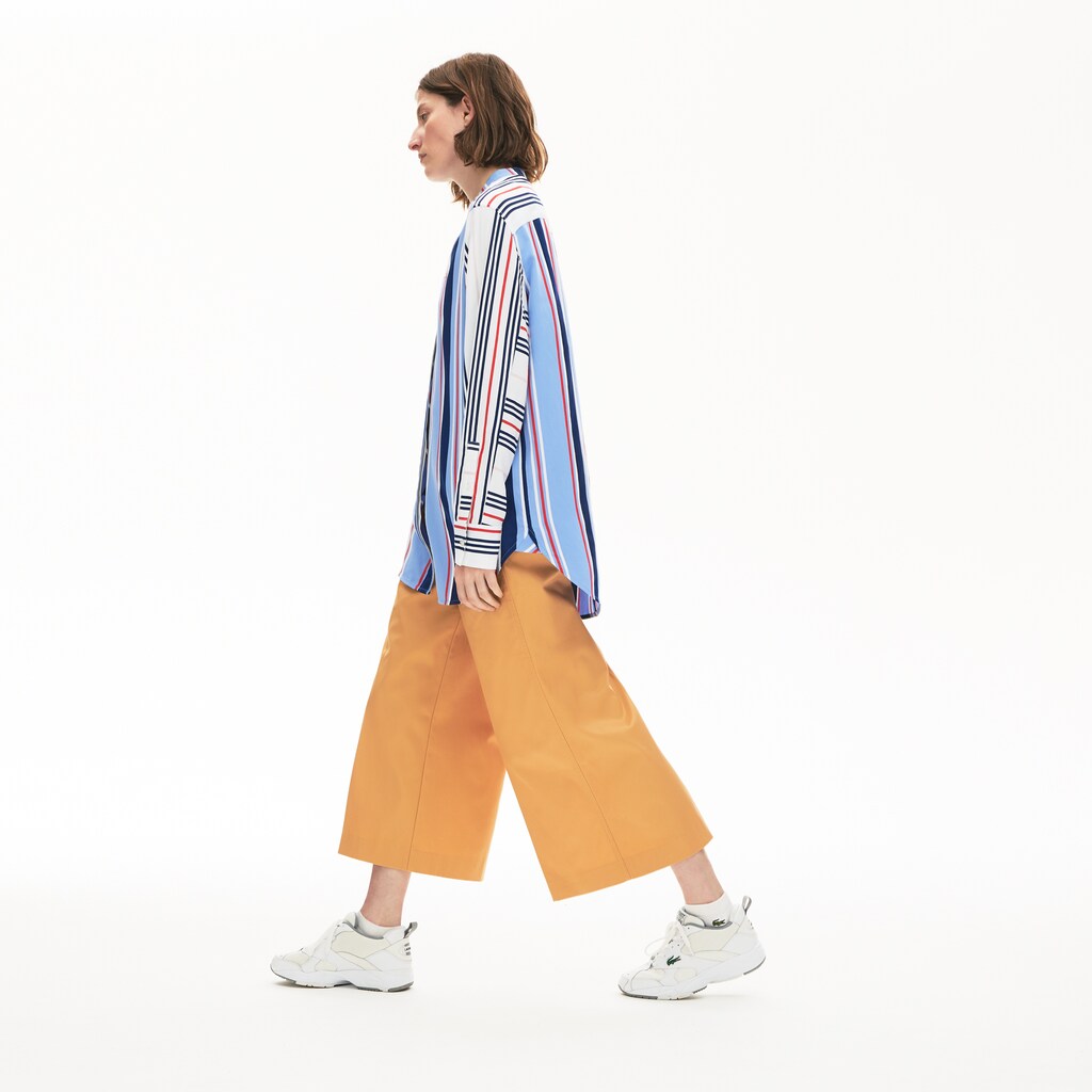 Women's Striped Long Flowing Shirt / Lacoste