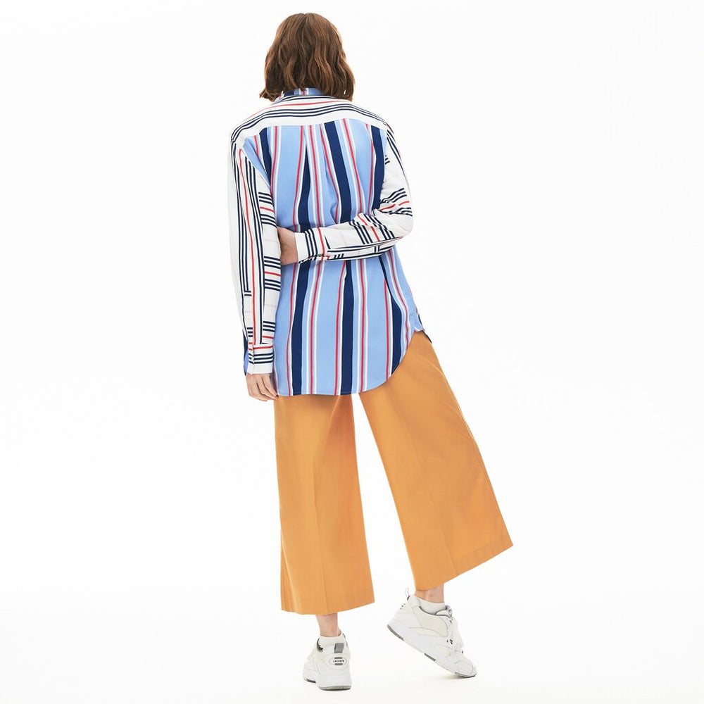 Women's Striped Long Flowing Shirt / Lacoste