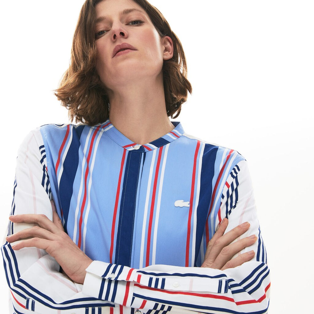 Women's Striped Long Flowing Shirt / Lacoste