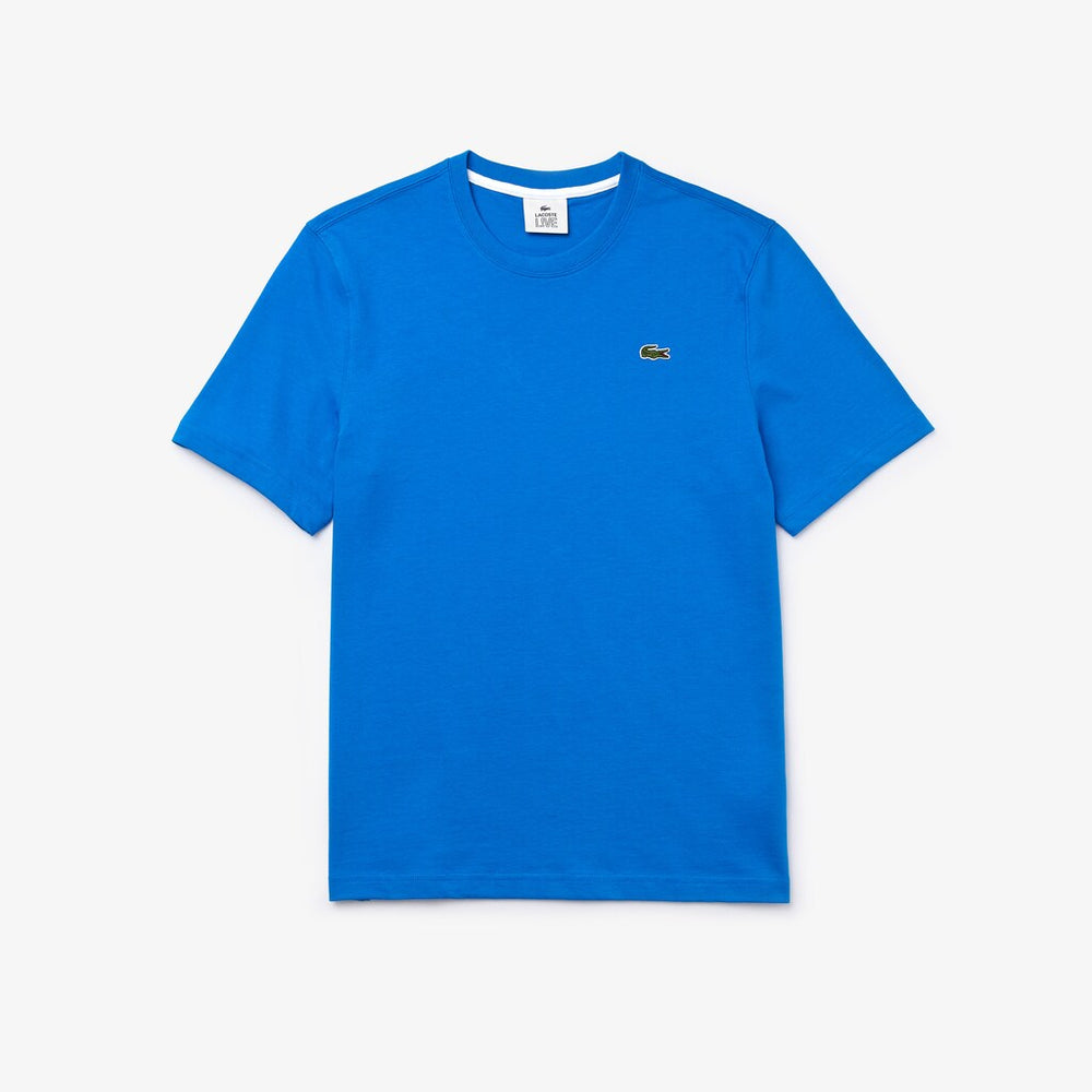 Men's LIVE Printed-Back Cotton T-Shirt / Lacoste