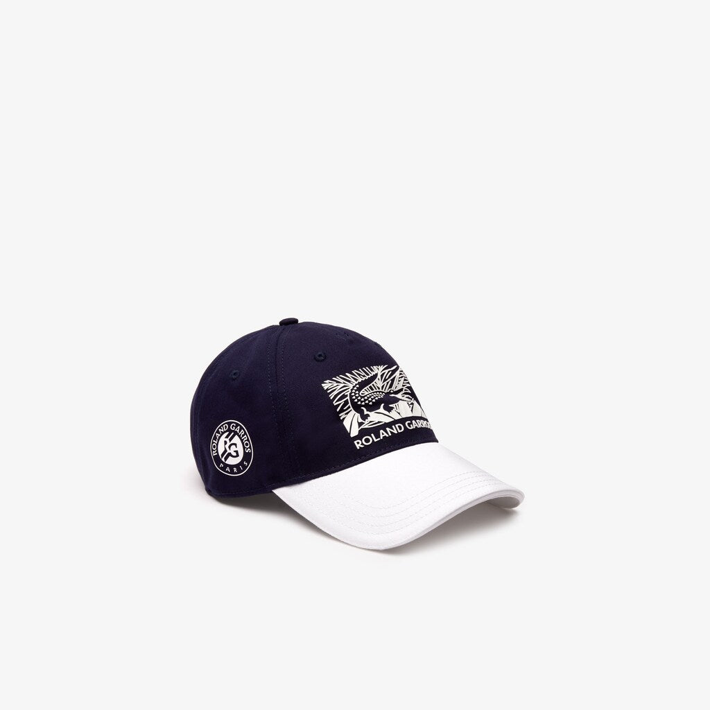 Men's SPORT Roland Garros Edition BiColor Print Cap / Lacoste