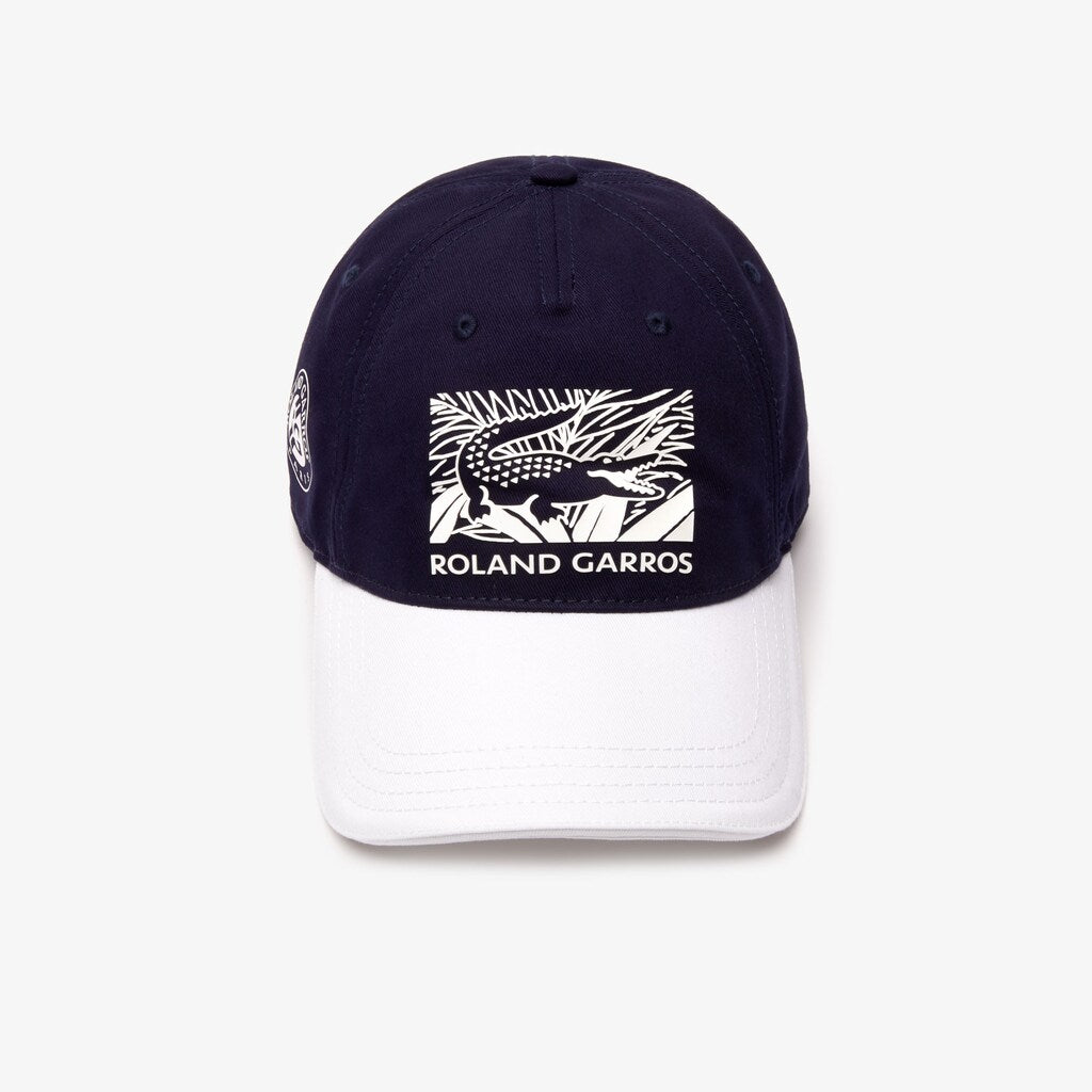 Men's SPORT Roland Garros Edition BiColor Print Cap / Lacoste