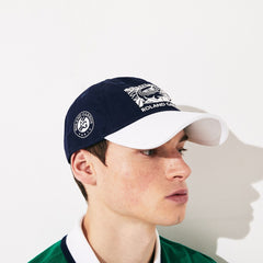 Men's SPORT Roland Garros Edition BiColor Print Cap / Lacoste