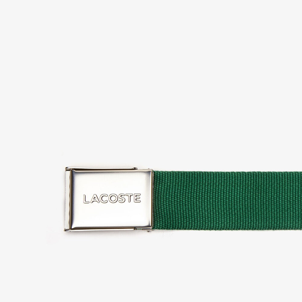 Men's Woven Fabric Belt / Lacoste