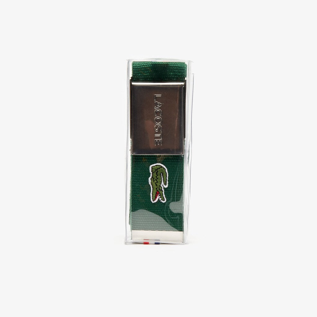 Men's Woven Fabric Belt / Lacoste