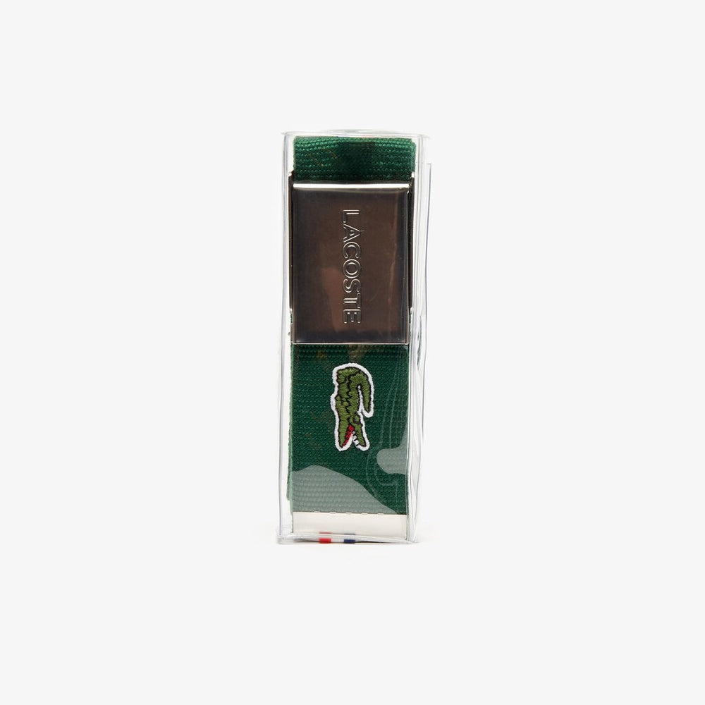 Men's Woven Fabric Belt / Lacoste