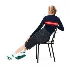Women's Long Sleeve Multicolor Stripe T-Shirt / Lacoste
