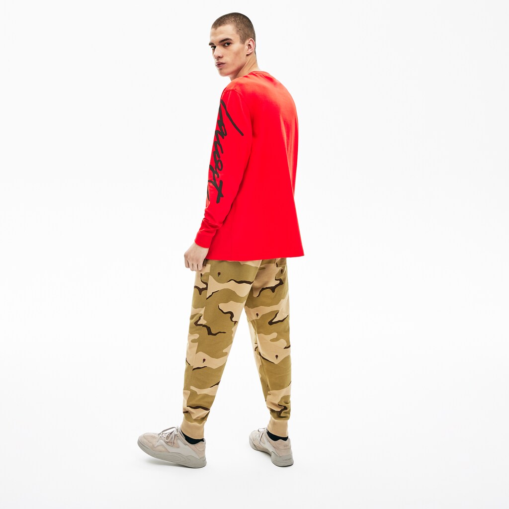 Unisex LIVE Signature Print T-shirt / Lacoste