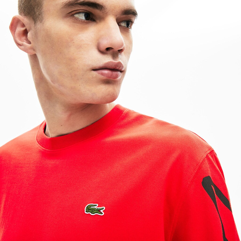 Unisex LIVE Signature Print T-shirt / Lacoste
