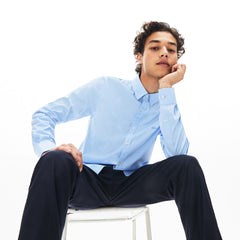Men's Slim-Fit Stretch Cotton Poplin Shirt / Lacoste
