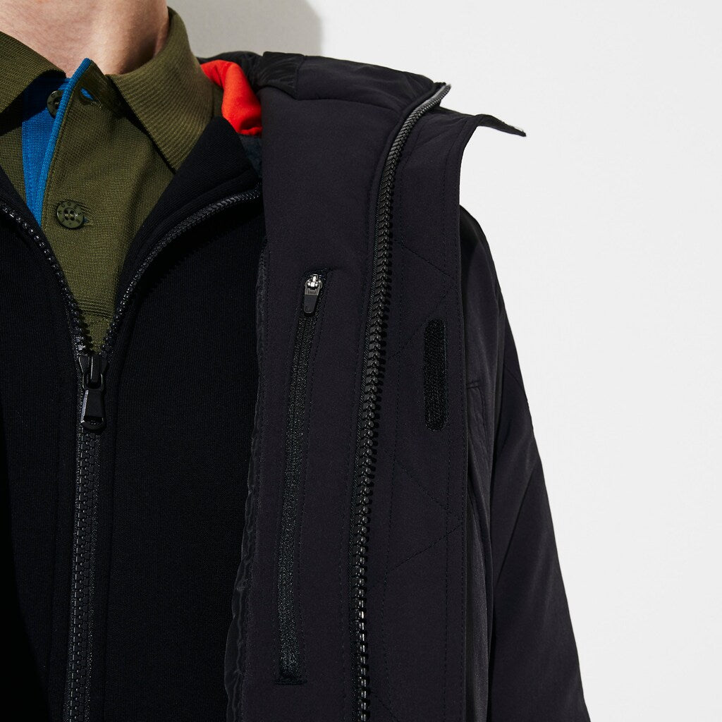 Men's SPORT Dual-Tone Canvas Rain Parka / Lacoste