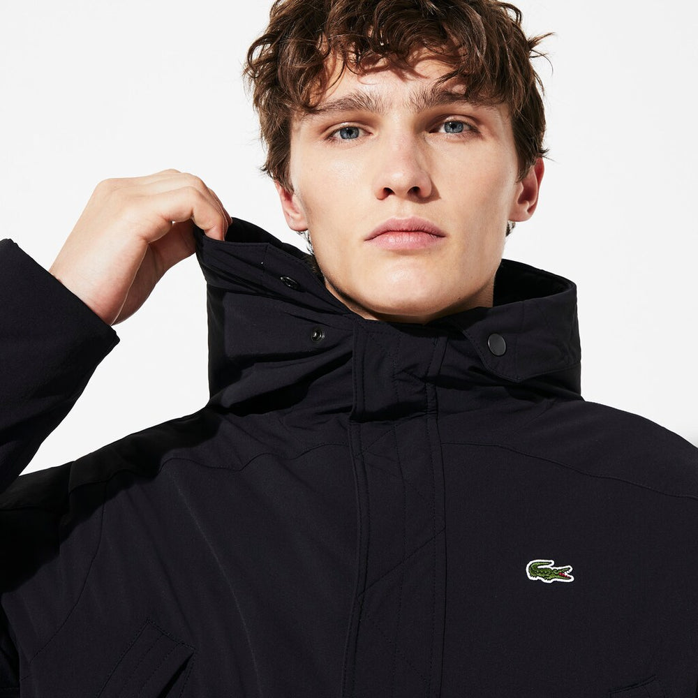 Men's SPORT Dual-Tone Canvas Rain Parka / Lacoste
