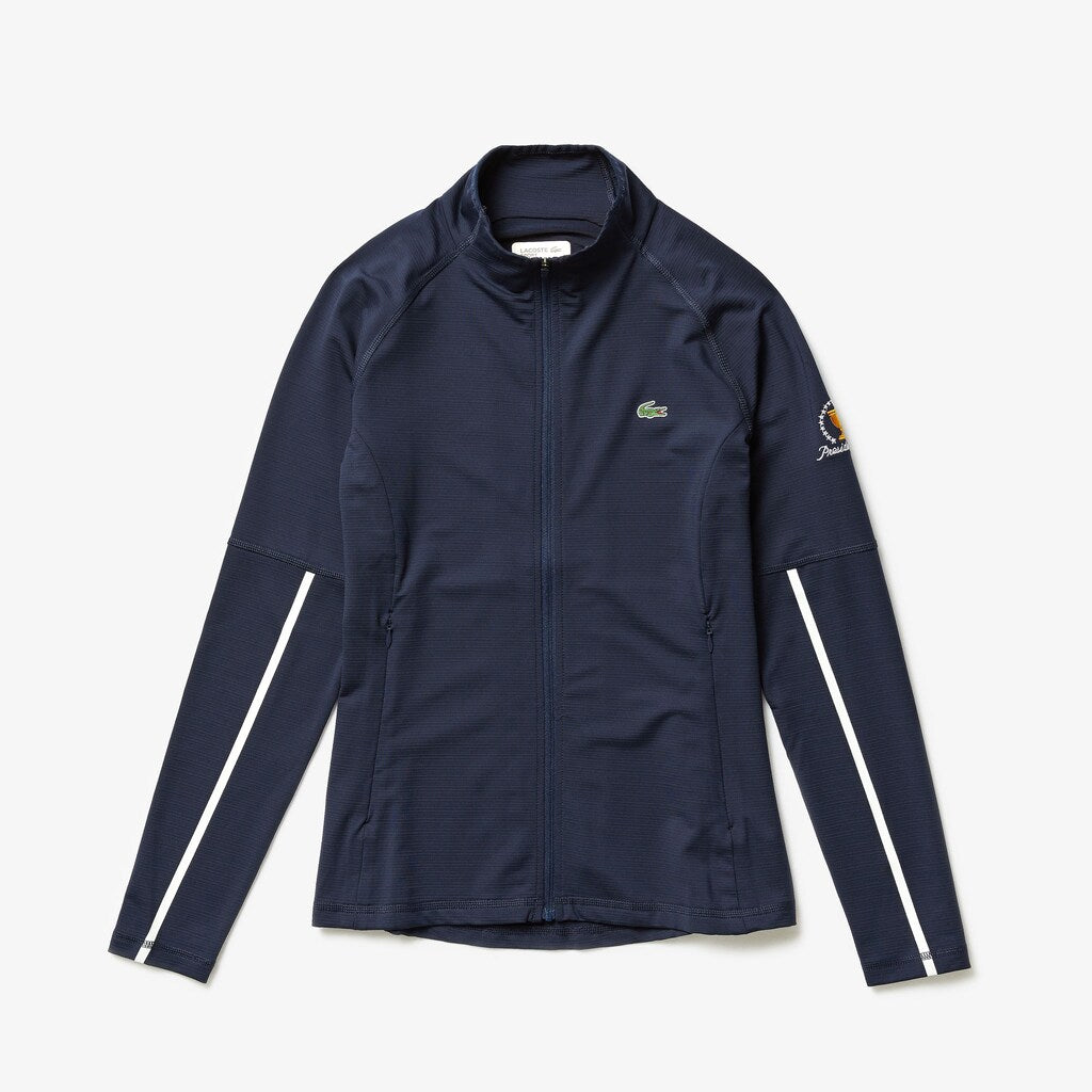 Women's Presidents Cup Breathable Stretch Zip Golf Sweatshirt / Lacoste